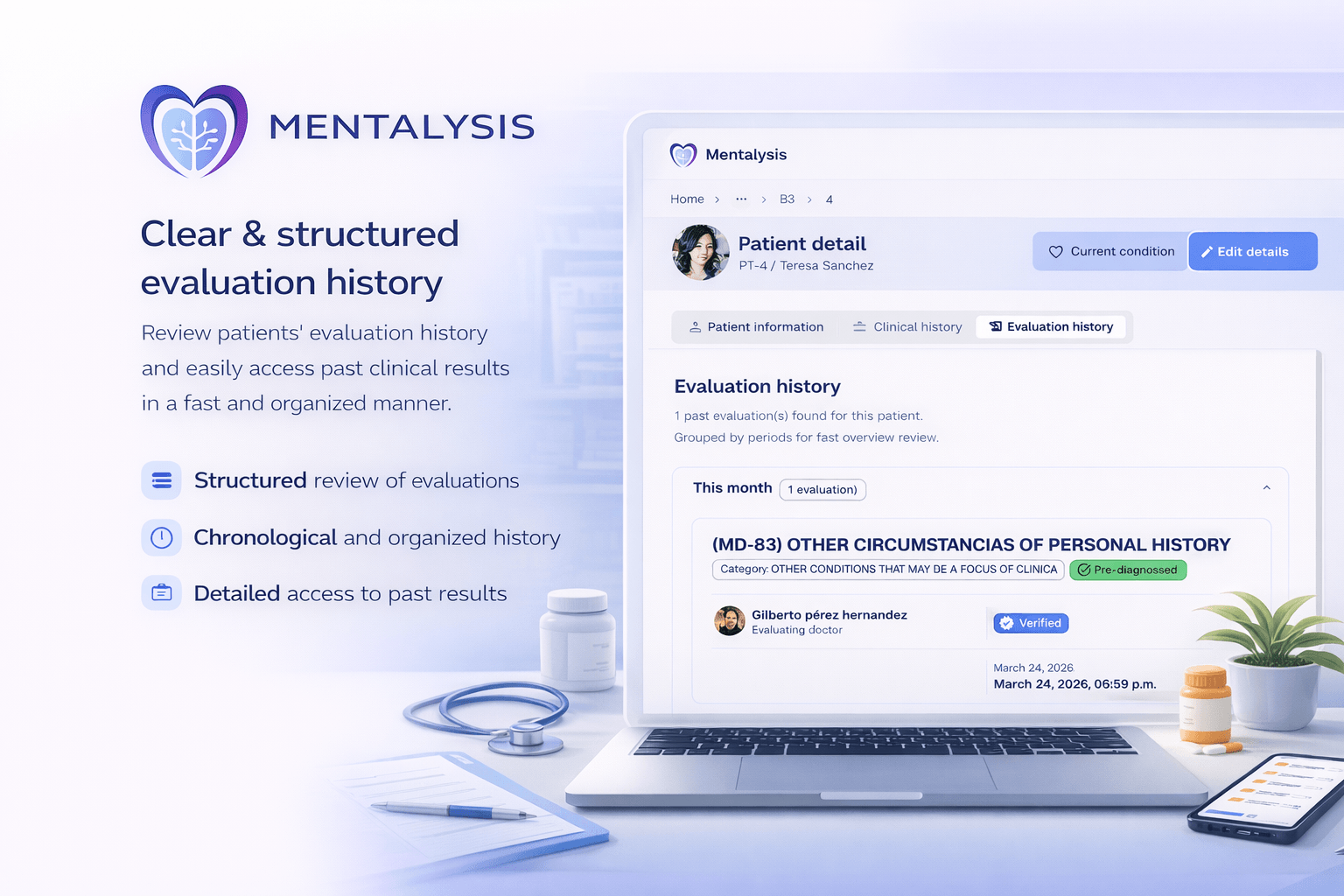 Mentalysis adaptive questionnaire and screening flow